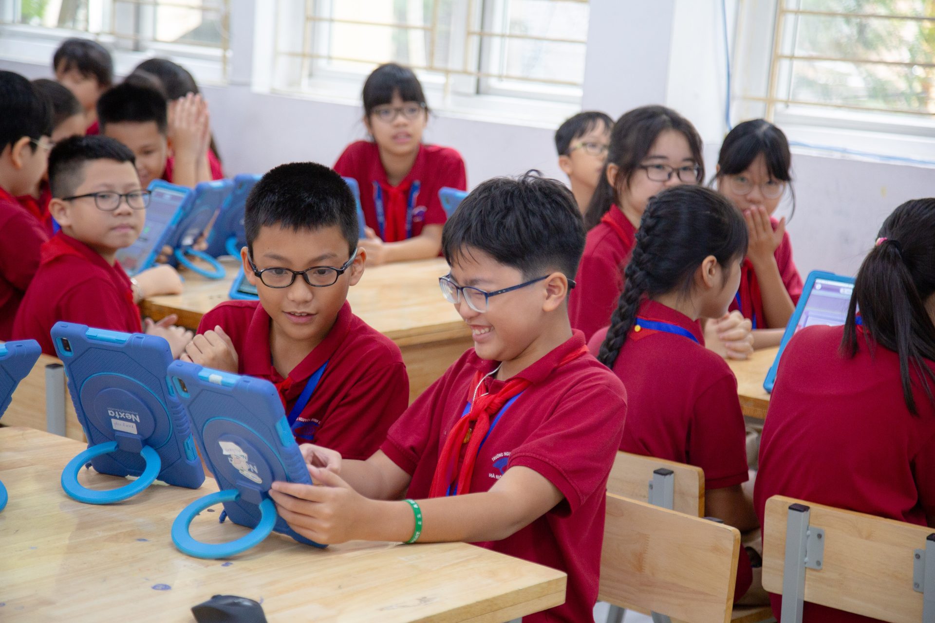Nexta triển khai thí điểm thành công Lớp học thông minh tại PTCS Nguyễn Đình Chiểu