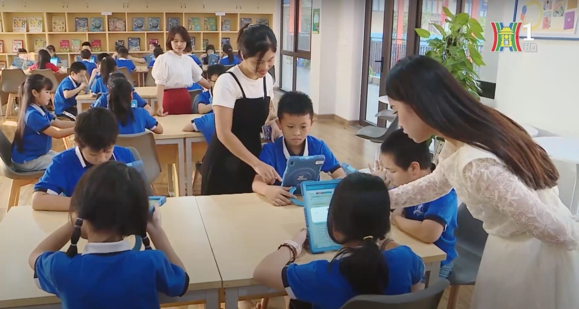 Nexta triển khai lớp học thông minh và thư viện số tại trường Sài Đồng