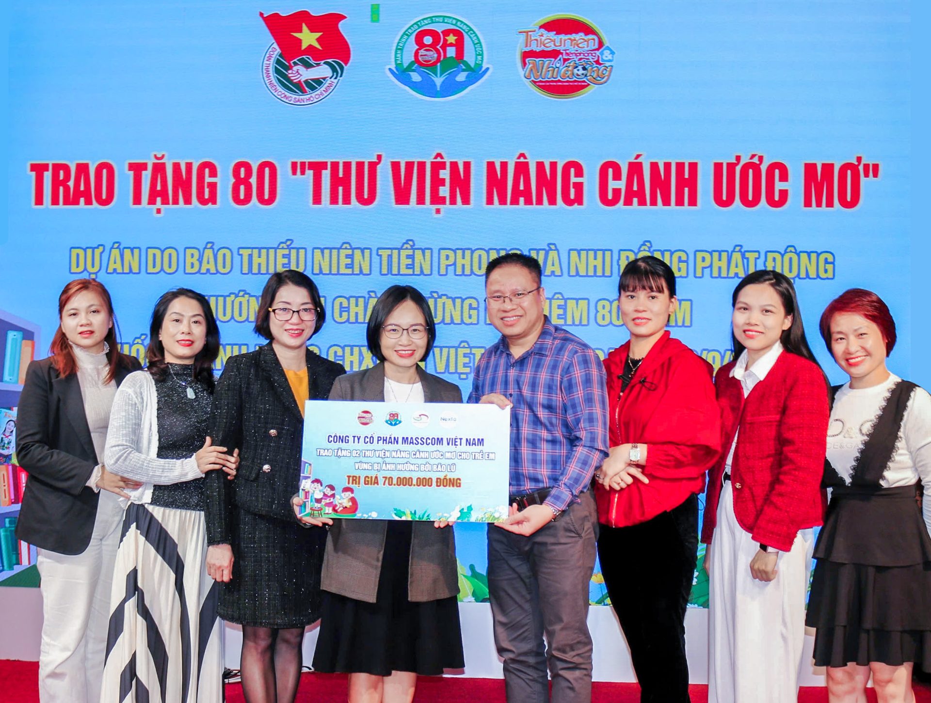 Nexta tài trợ 2 thư viện thông minh cho trường học bị ảnh hưởng bởi bão Yagi